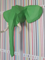 PaperKhan Конструктор із картону слон мамонт пазл орігамі papercraft 3D фігура полігональна набір подарок сувенір антистрес