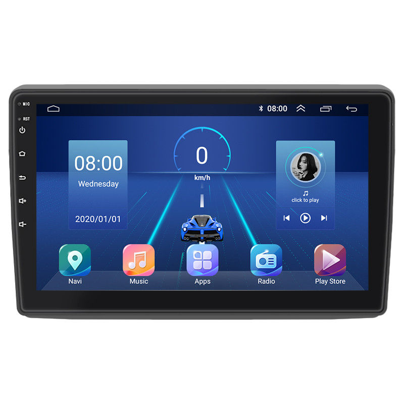 Штатна магнітола Lesko для Opel Vivaro A Рестайлінг 2006-2014 екран 10" 6/128Gb 4G Wi-Fi GPS Top Опель Ві 2шт