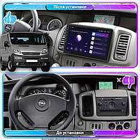 Штатна магнітола Lesko для Opel Vivaro A 2001-2006 екран 10" 2/32Gb Wi-Fi GPS Base Віваро 1 шт., фото 2
