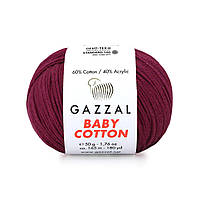 GAZZAL Baby Cotton (Бебі Коттон) 3442 вишневий