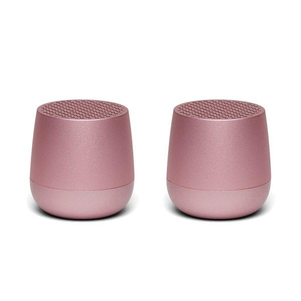 Два Bluetooth динаміки Lexon TWIN MINO stereo, рожевий