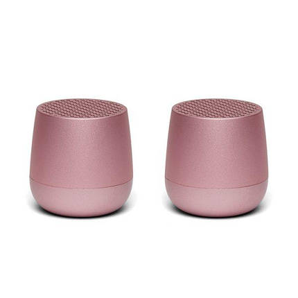 Два Bluetooth динаміки Lexon TWIN MINO stereo, рожевий, фото 1