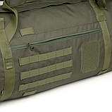 Сумка-рюкзак (армійський баул) Dozen Military Transport Bag (100 л) "Olive" (40*40*80 см), фото 6