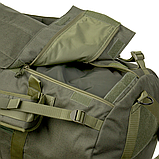 Сумка-рюкзак (армійський баул) Dozen Military Transport Bag (100 л) "Olive" (40*40*80 см), фото 7