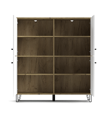 Пенал Bollo BO8  Accord,колір  дуб артизан / білий матовий, фото 3