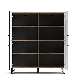 Пенал Bollo BO8  Accord,колір  дуб крафт табако/антрацит, фото 3