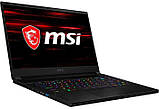 Крутий Потужний Ігровий ноутбук MSI GS66 Stealth 10SE 15.6" 144Hz i7 10750H RTX 2060 6GB 32GB 512GB SSD, фото 4