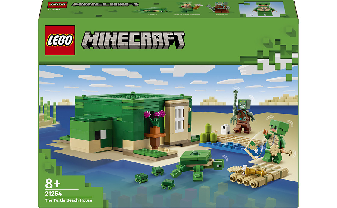 Конструктор "LEGO" Minecraft Пляжний будинок у формі черепахи №21254(6 ...