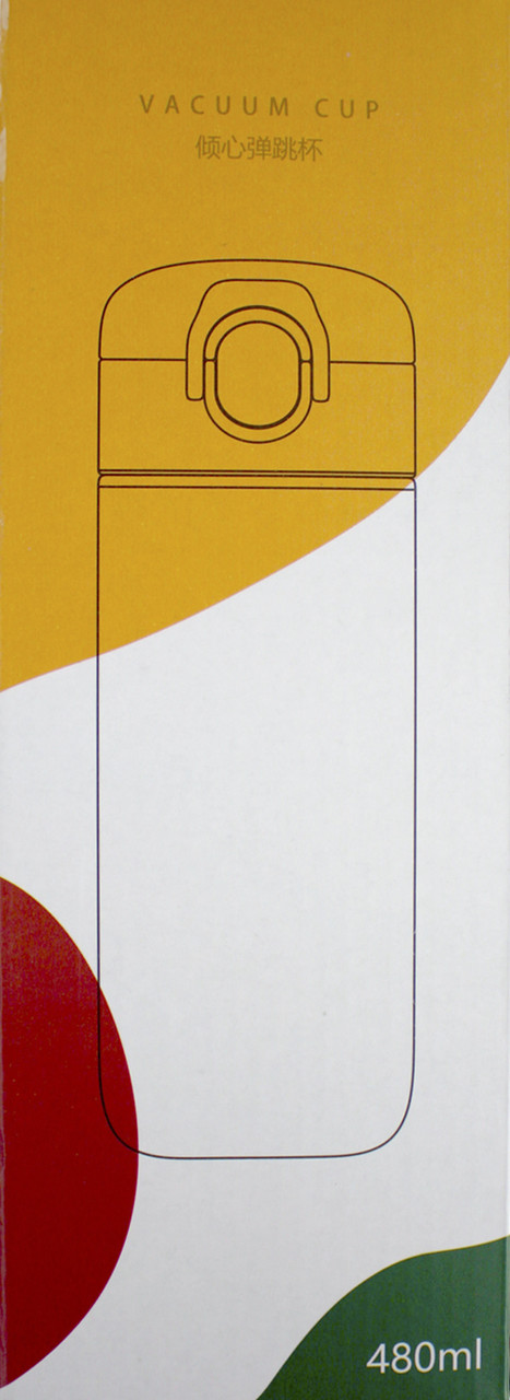 Пляшка-термос для води — метал. 480мл Kids, подвійна стінка №YCBW-563(50), фото 1