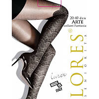 Колготки с люрексом Lores Arte 20-40 den XS/S 1/2 черный