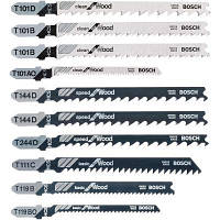 Полотно Bosch набор для элетролобзиков Wood and Metal, 10 шт. (2.607.011.170)