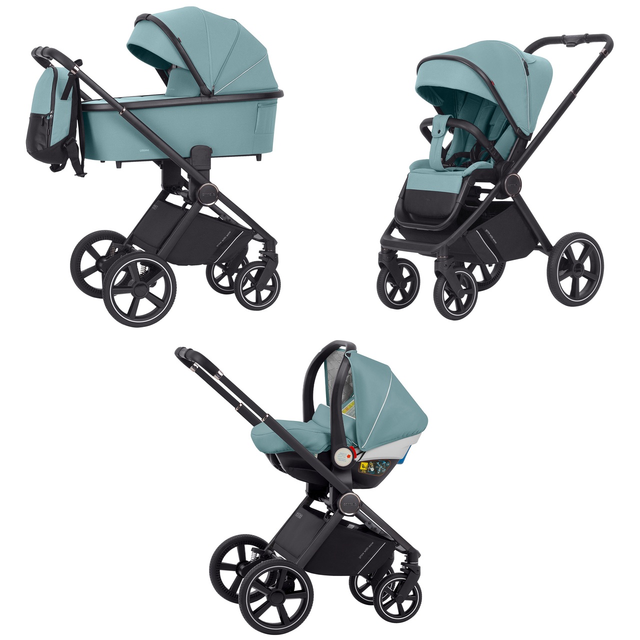 Коляска 3в1 Carrello Ultimo CRL-6517, Forest Green