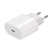 Мережевий зарядний пристрій Wuw 20W USB-C Power Adapter 3.0A Type C to Lightning White IP, код: 7768617