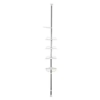 Стойка с полками для ванной комнаты Multi Corner Shelf угловая 3.2 м White (3_01686) OB, код: 8157122