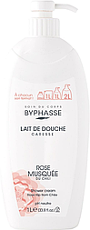 Крем-догляд для душу Шипшина Byphasse Caresse Shower Cream 1000 ml( оригінал оригінал Іспанія)