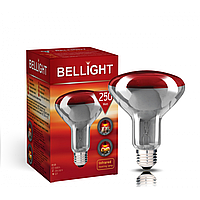 Лампа червона ІКЗК 250W R123 Bellight для обігріву тварин