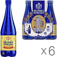 Чешська мінеральна вода Білінска Киселка упаковка 6 шт Bilinska Kyselka Чехія