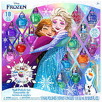 Набір лаки для нігтів для дівчинки "Холодне серце" з 3 років, 15 штук Disney Frozen Non-Toxi