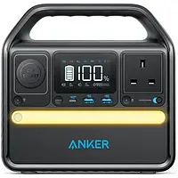 Зарядная станция Anker 521 PowerHouse Black 256Wh 200W (A1720)