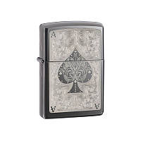 Бензиновая зажигалка Zippo Ace Filigree (28323) OB, код: 7725209