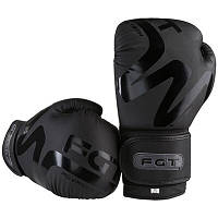 Боксерские перчатки с нашивкой FGT collection 3035 Flex 10oz Черный