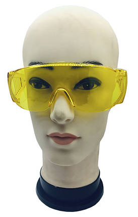Захисні окуляри відкритого типу ОЗОН (жовті), фото 2