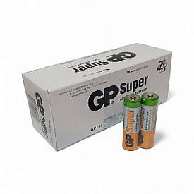 Батарейки пальчикові Super Alkaline GP AA LR6 40 штук Alkaline, лужні (124547445)