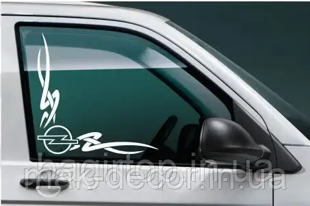 Вінілові наклейки на кути " Opel " 25х30 см