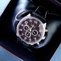 Мужские классические механические часы черные Jaragar Elite Black 1013 Adore Чоловічий класичний механічний