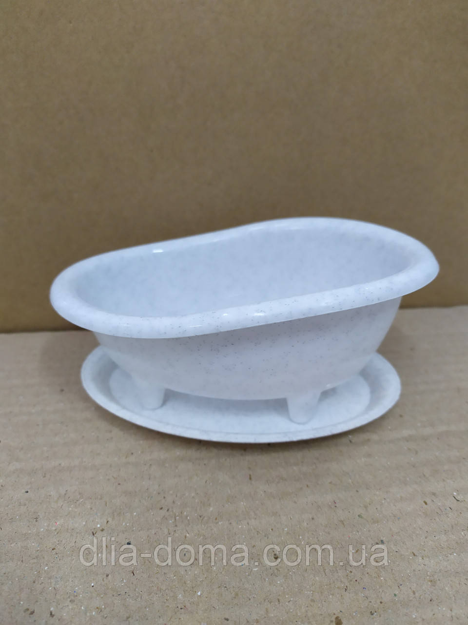 Мыльница-ванночка для губки пластмассовая № 33232414, фото 1