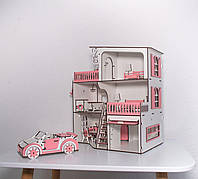 Домик с гаражом и машинка в комплекте Adore Будиночок з гаражем та машинка в комплекті