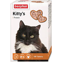 Beaphar (Беафар) Kittys Protein таблетки витаминизированные с протеином для кошек, 180 таблеток