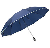 Зонт складной автоматический с фонариком Zuodu (ZD002-LED) Blue