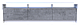Стінка у вітальню Doros U3 Білий Бетон ДСП 180х33х48 (41516010), фото 3