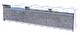 Стінка у вітальню Doros U3 Білий Бетон ДСП 180х33х48 (41516010), фото 5