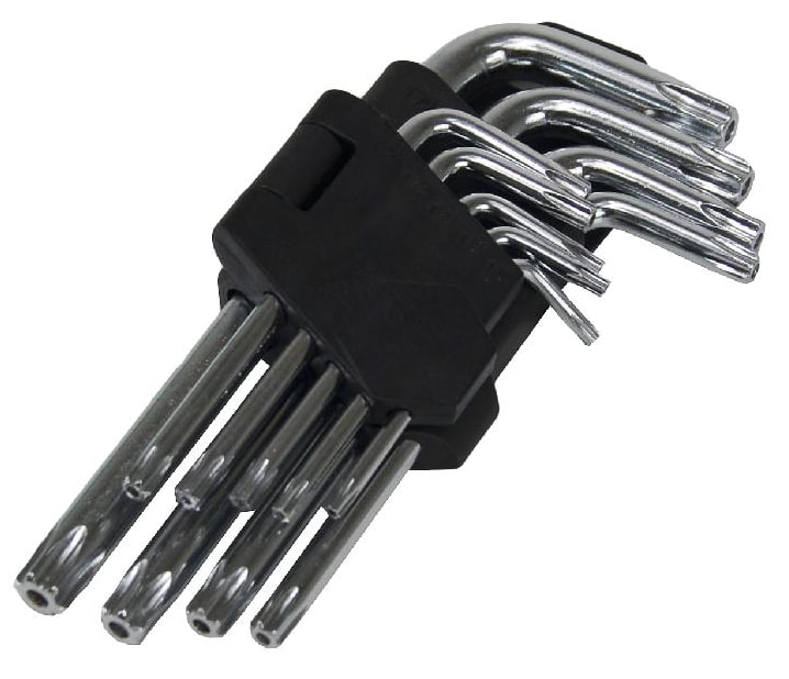 Набір ключів TORX T10-T50 9 шт ДК, фото 1