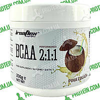 Аминокислоты IronFlex BCAA Performance 2-1-1 200 г Pina Colada Пина Колада