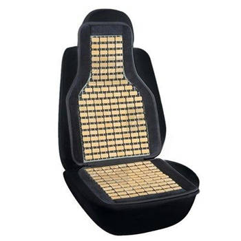 Накидка на сидіння масажер плоска кісточка 45х108 см Elegant MAX EL 100 650 чорна