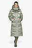 Нефритова жіноча курточка вільного пошиття модель 53570, фото 4