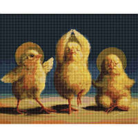 Алмазная мозаика "Духовные цыплята" ©Lucia Heffernan Brushme DBS1210, 40x50 см, Vse-detyam