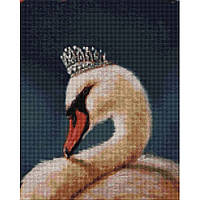 Алмазная мозаика "Принцесса Лебедь" ©Lucia Heffernan Brushme DBS1203, 40x50 см, Vse-detyam
