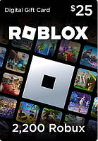 Roblox Gift Card 2200 Robux Любой регион