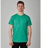 Зелений меланж базова унісекс футболка оверсайз fruit of the loom Valueweight heather green, фото 7