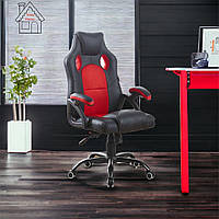 Кресло геймерское Bonro BN-2022S красное практичное игровое удобное до 150 кг
