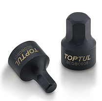 Набір торцевых головок 1/4" 4-13мм і біт з тріскачкою 27од TOPTUL GCAD2701, фото 5