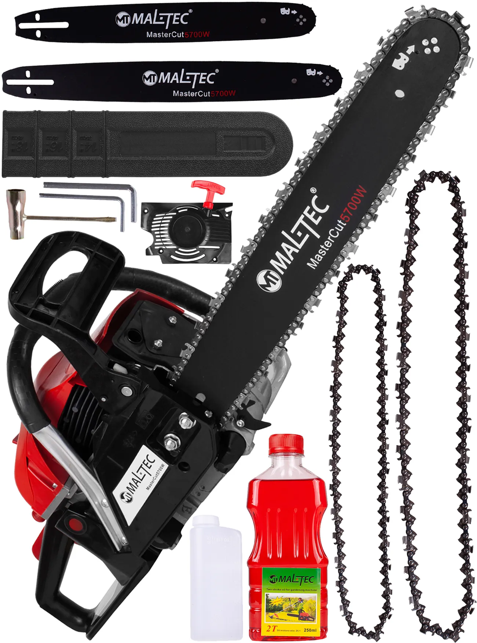 Ланцюгова ручна бензопила Maltec MasterCut5700W, фото 1