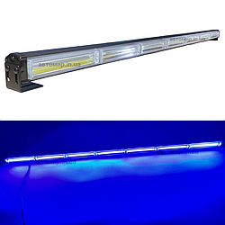 Автомобільний Led ДХО стробоскоп синього кольору 12-24 вольт 103 см