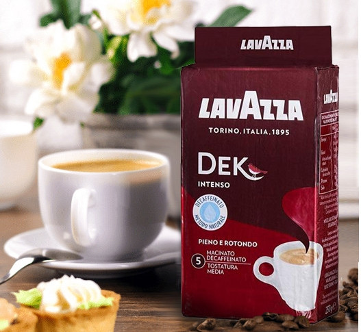 Оригінал! Кава мелена без кофеїну Lavazza Dek Intenso (Lavazza Decaffeinato), 250г