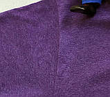 Фіолетовий меланж базова унісекс футболка оверсайз fruit of the loom Valueweight heather purple, фото 7