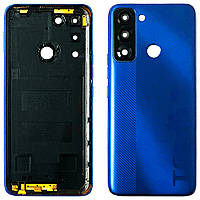 Задняя крышка Tecno Pop 5 LTE BD4 BD4l синяя Оригинал со стеклом камеры